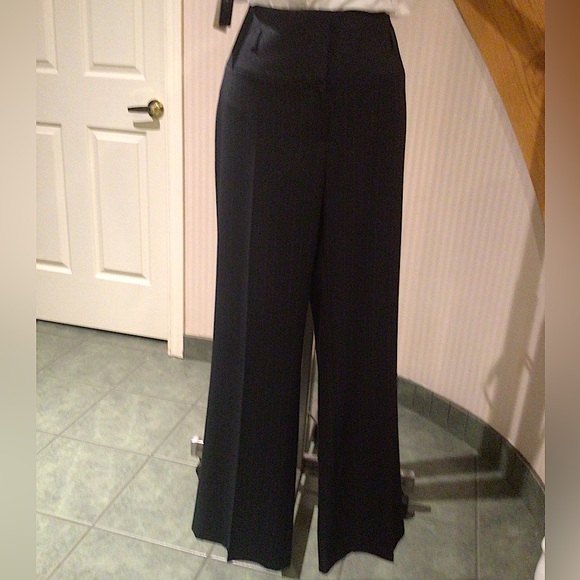 NWT High waisted blue pinstripe pants - Picture 1 of 3